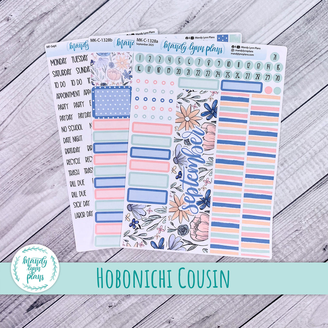 Hobonichi Cousin September 2025 Monthly || Time to Bloom || MK-C-1328