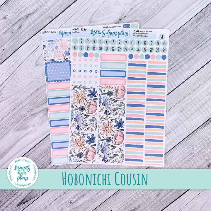 Any Month Hobonichi Cousin Monthly Kit || Time to Bloom || MK-C-1328