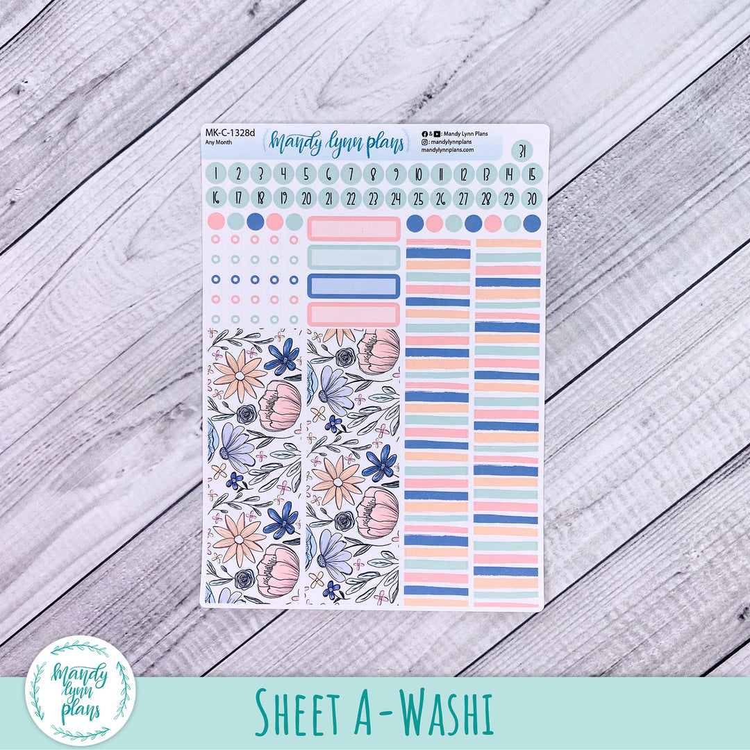 Any Month Hobonichi Cousin Monthly Kit || Time to Bloom || MK-C-1328