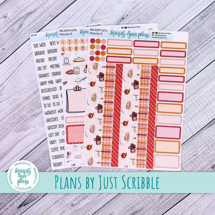 A5 Plans by Just Scribble Weekly Kit || Apple Picking || 327