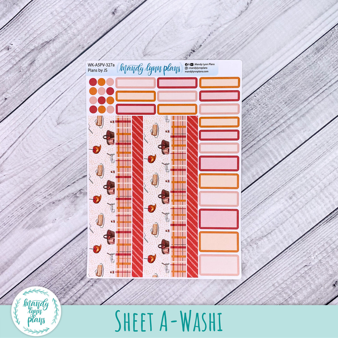A5 Plans by Just Scribble Weekly Kit || Apple Picking || 327