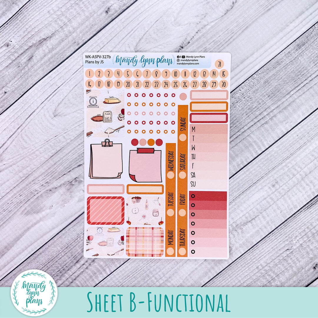 A5 Plans by Just Scribble Weekly Kit || Apple Picking || 327