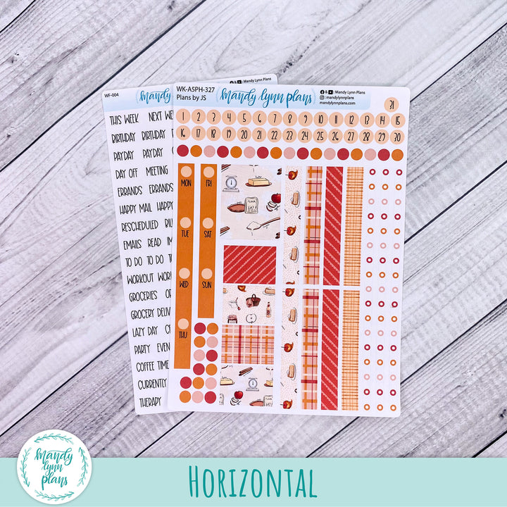 A5 Plans by Just Scribble Weekly Kit || Apple Picking || 327