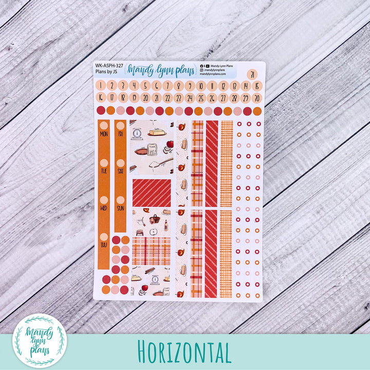 A5 Plans by Just Scribble Weekly Kit || Apple Picking || 327