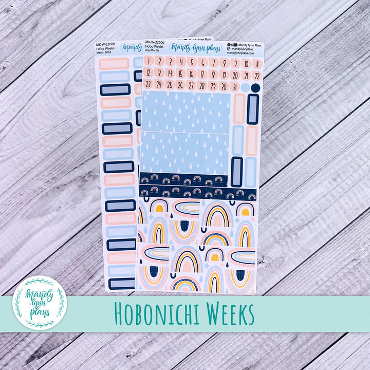 Any Month Hobonichi Weeks Monthly Kit || Over the Rainbow || MK-W-2260