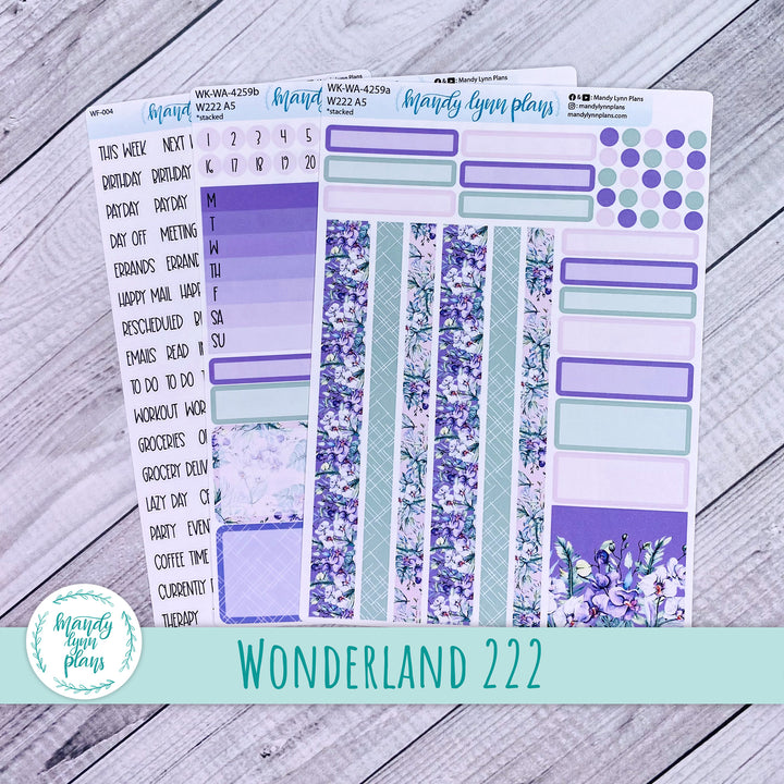 Wonderland 222 Weekly Kit || Orchids || 259