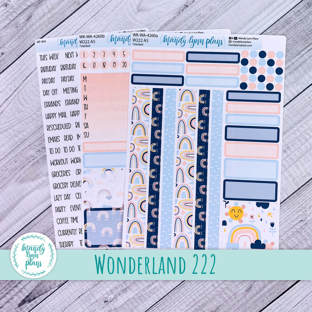 Wonderland 222 Weekly Kit || Over the Rainbow || 260