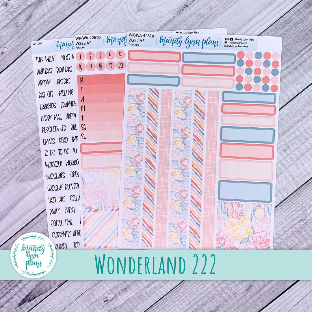 Wonderland 222 Weekly Kit || Tulips || 261