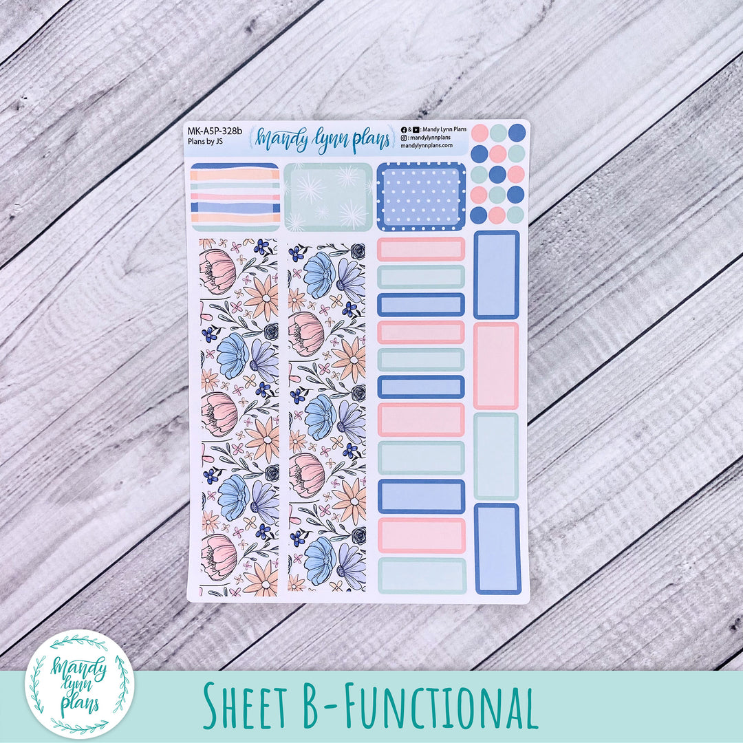 Any Month Plans by Just Scribble Monthly Kit || Time to Bloom || MK-A5P-328