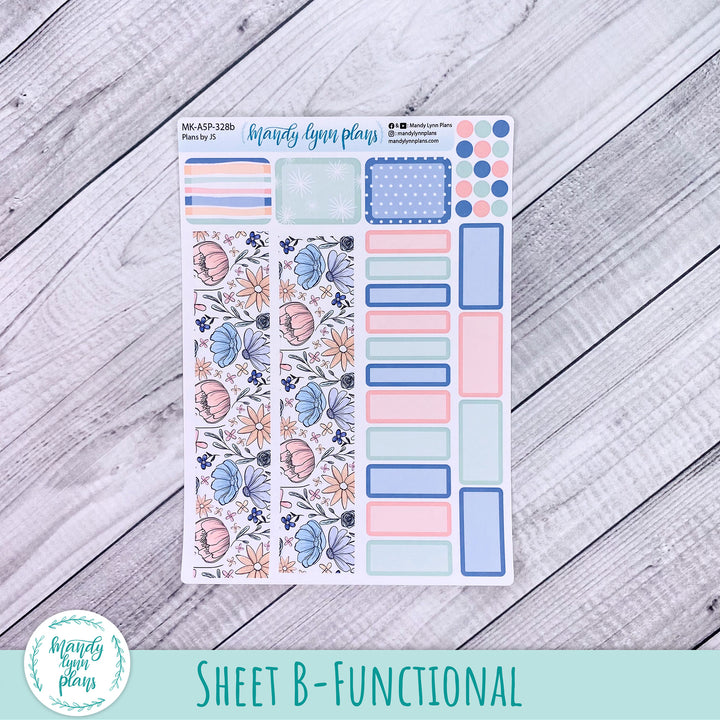 Any Month Plans by Just Scribble Monthly Kit || Time to Bloom || MK-A5P-328