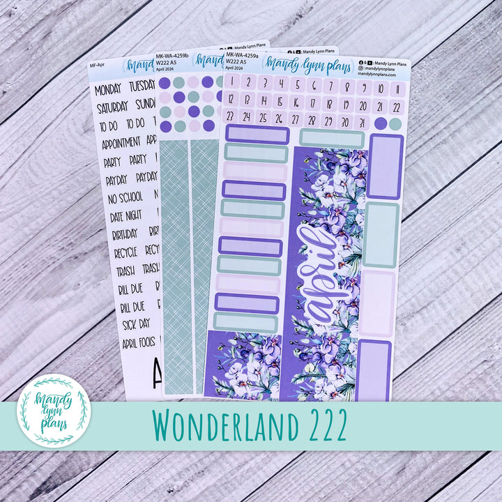 Wonderland 222 April 2024 Monthly Kit || Orchids || 259
