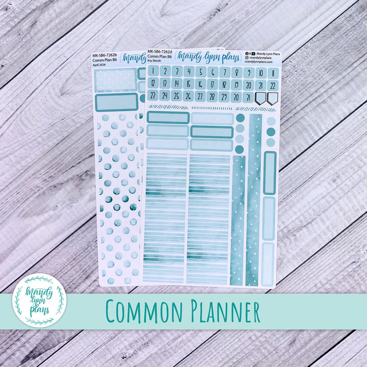 Any Month Common Planner Monthly Kit || Terrific Teal || 262