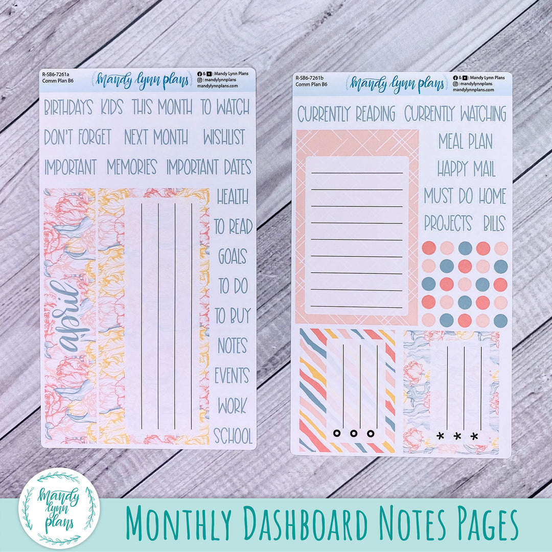 April Common Planner Dashboard || Tulips || 261