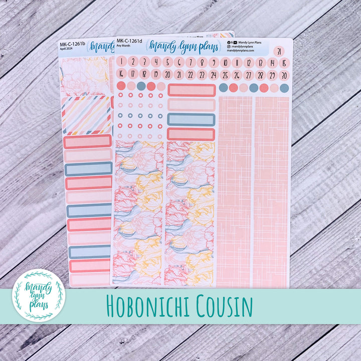 Any Month Hobonichi Cousin Monthly Kit || Tulips || MK-C-1261