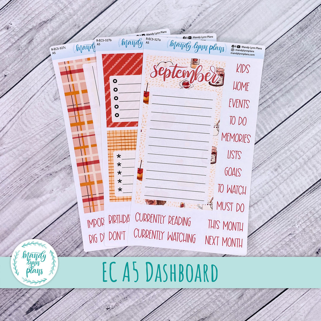 September EC A5 Dashboard Kit || Apple Picking || R-EC5-327