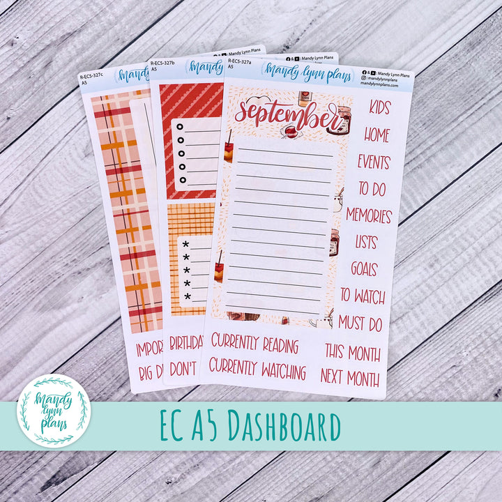 September EC A5 Dashboard Kit || Apple Picking || R-EC5-327