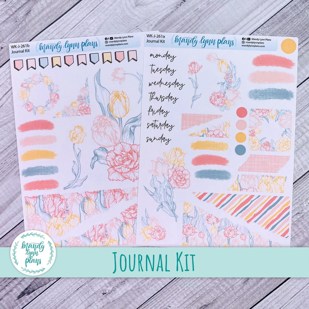 Tulips Journal Kit || WK-J-261
