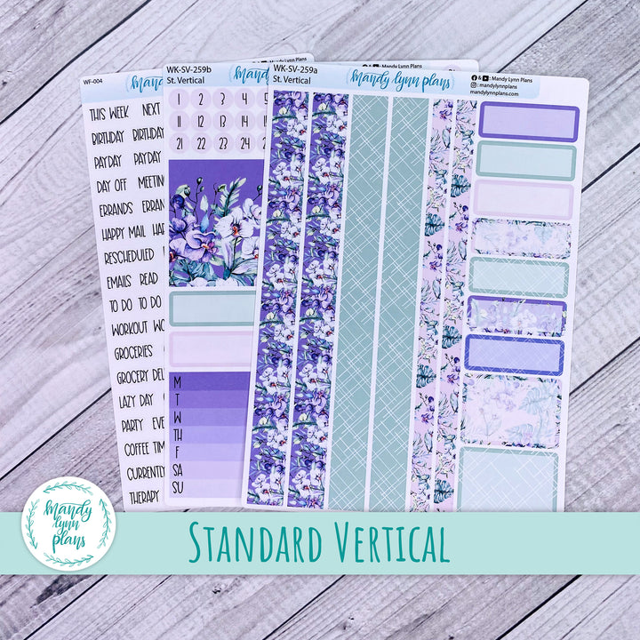 Standard Vertical Weekly Kit || Orchids || WK-SV-259