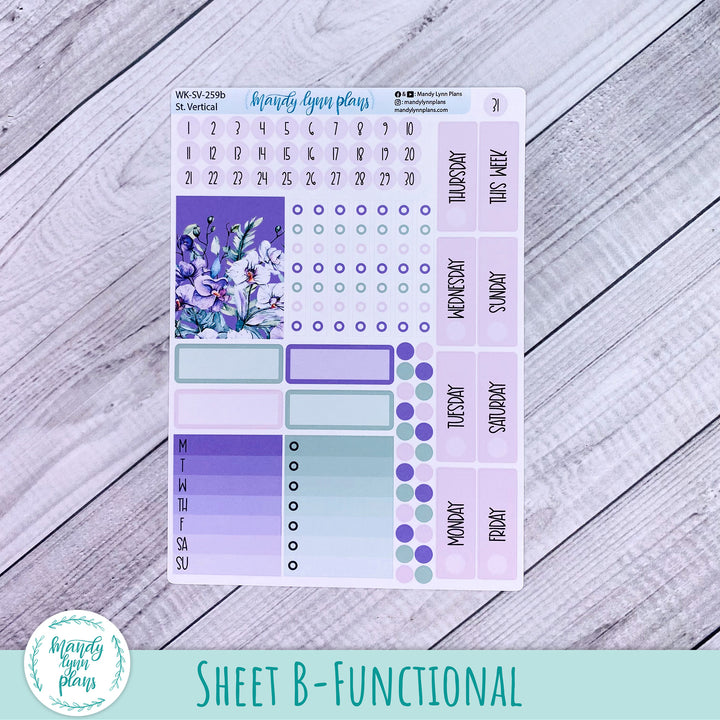 Standard Vertical Weekly Kit || Orchids || WK-SV-259