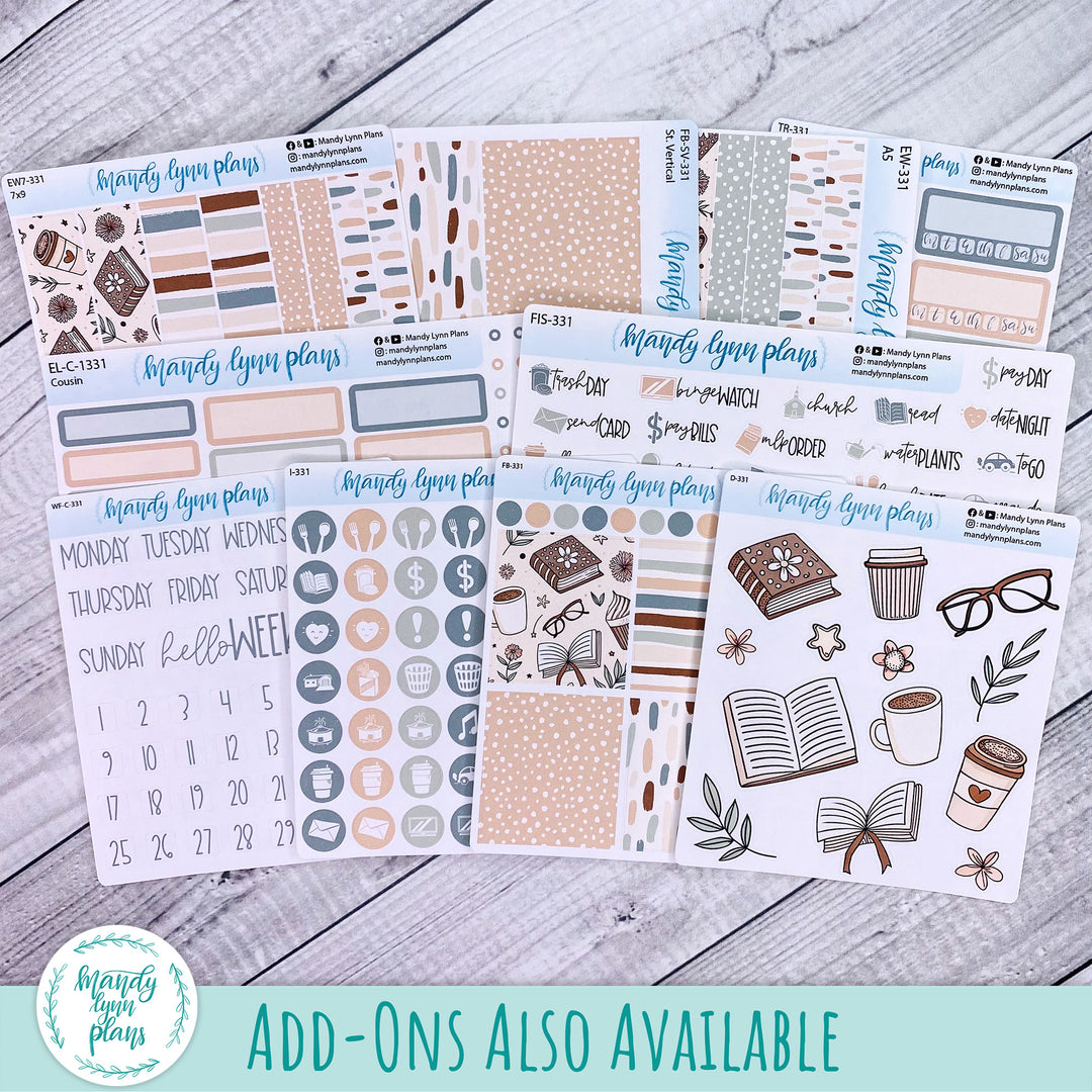 A5 Daily Kit || Coffee and Books || DL-C-1331