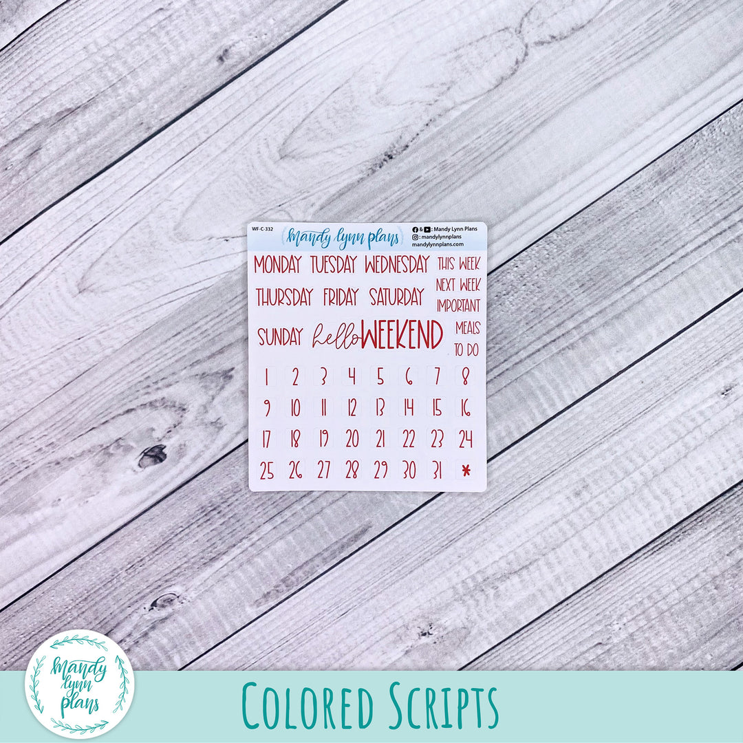 Warm Autumn Add-Ons || 332