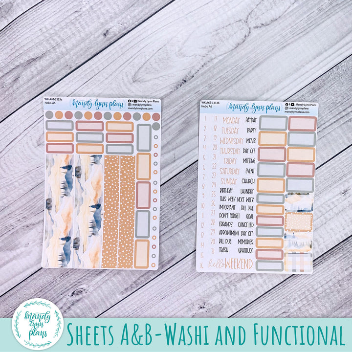 Hobonichi A6 Weekly Kit || Mountains || WK-A6T-3333