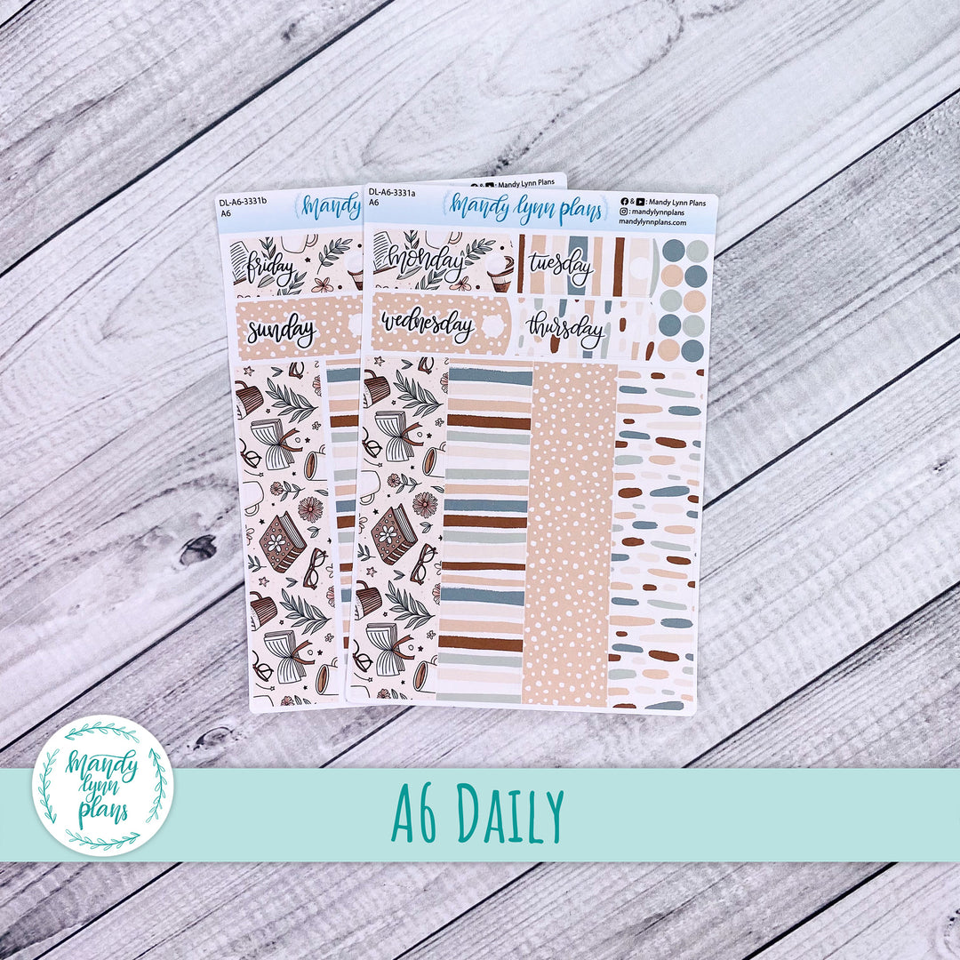 A6 Daily Kit || Coffee and Books || DL-A6-3331
