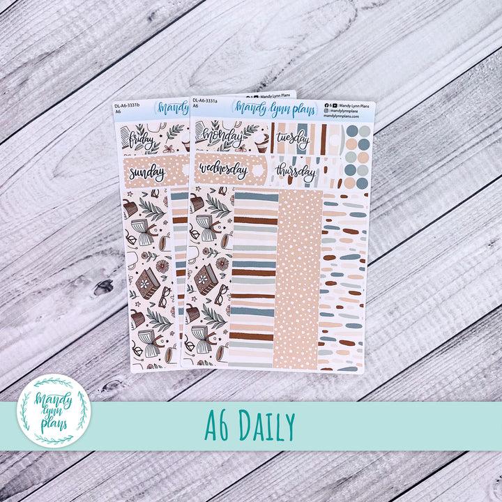 A6 Daily Kit || Coffee and Books || DL-A6-3331