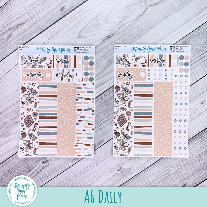 A6 Daily Kit || Coffee and Books || DL-A6-3331