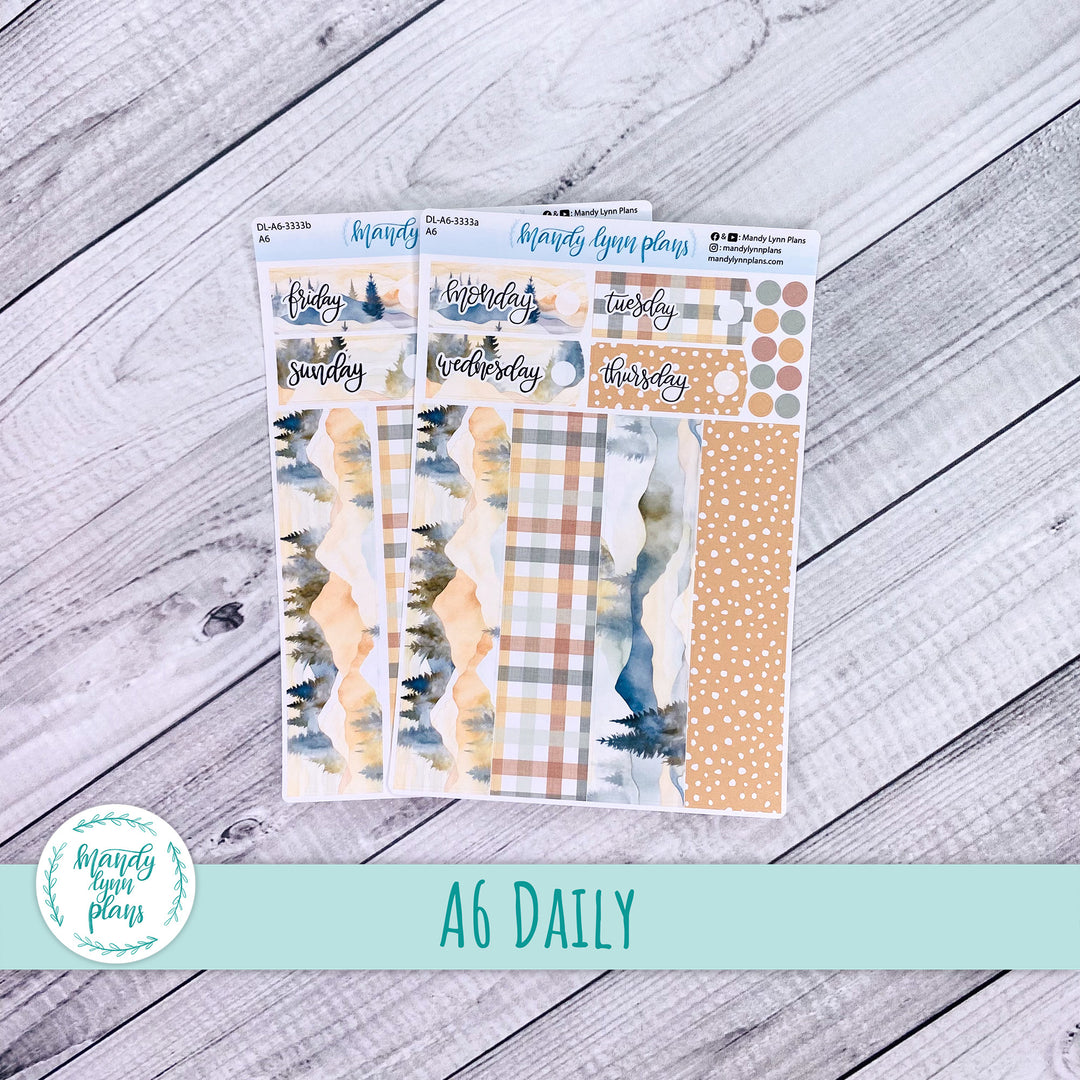 A6 Daily Kit || Mountains || DL-A6-3333