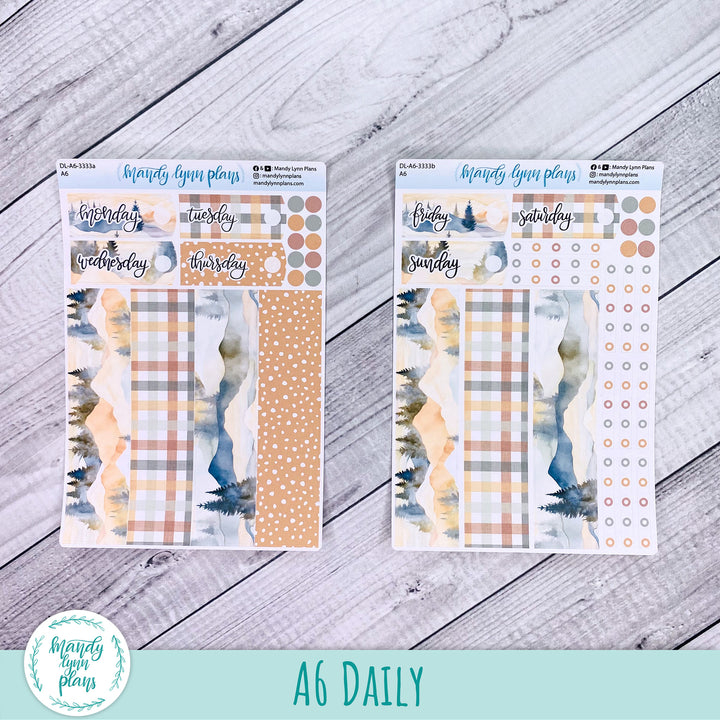 A6 Daily Kit || Mountains || DL-A6-3333