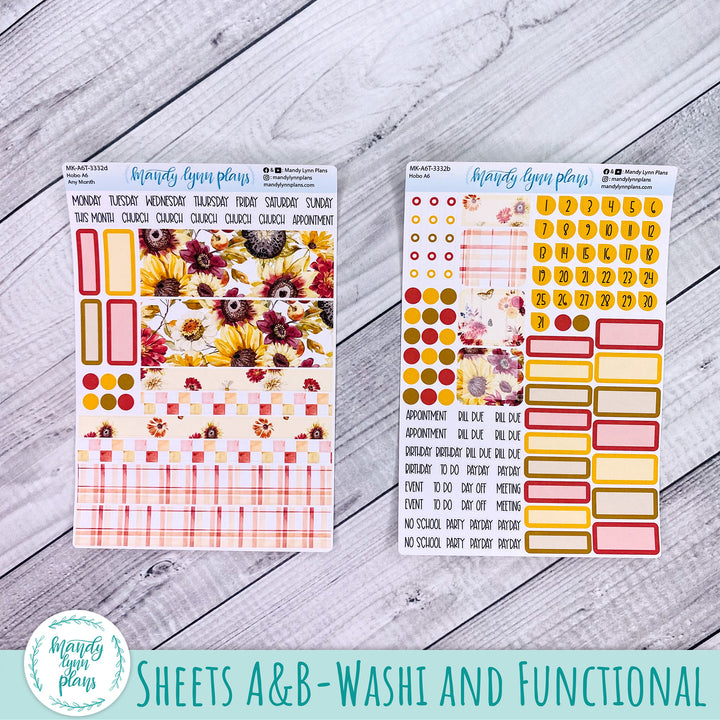 Any Month Hobonichi A6 Monthly Kit || Warm Autumn || MK-A6T-3332
