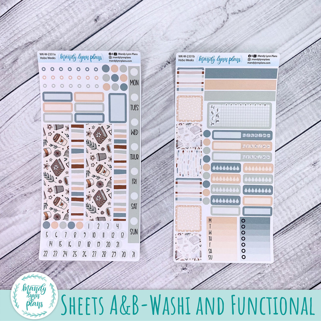 Hobonichi Weeks Weekly Kit || Coffee and Books || WK-W-2331