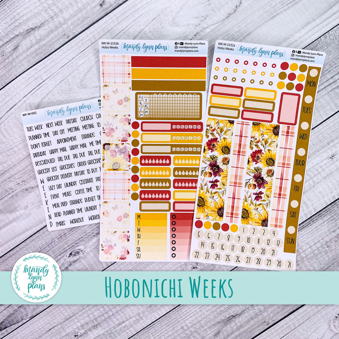 Hobonichi Weeks Weekly Kit || Warm Autumn || WK-W-2332