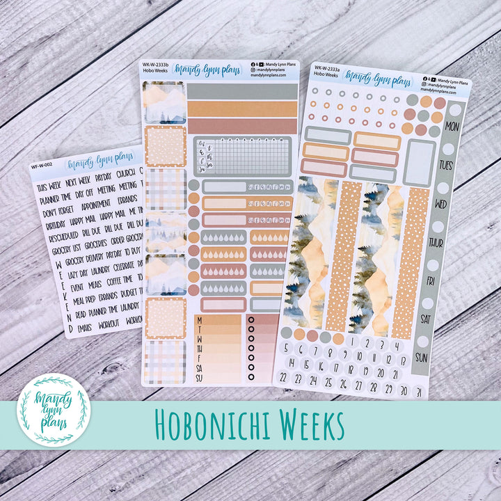 Hobonichi Weeks Weekly Kit || Mountains || WK-W-2333