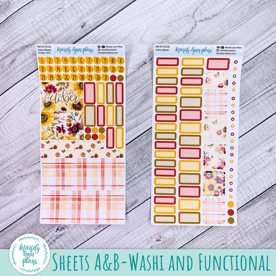 Hobonichi Weeks October 2025 Monthly Kit || Warm Autumn || MK-W-2332