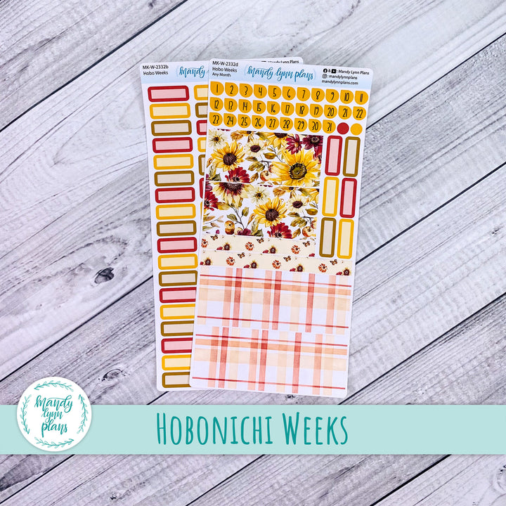 Any Month Hobonichi Weeks Monthly Kit || Warm Autumn || MK-W-2332