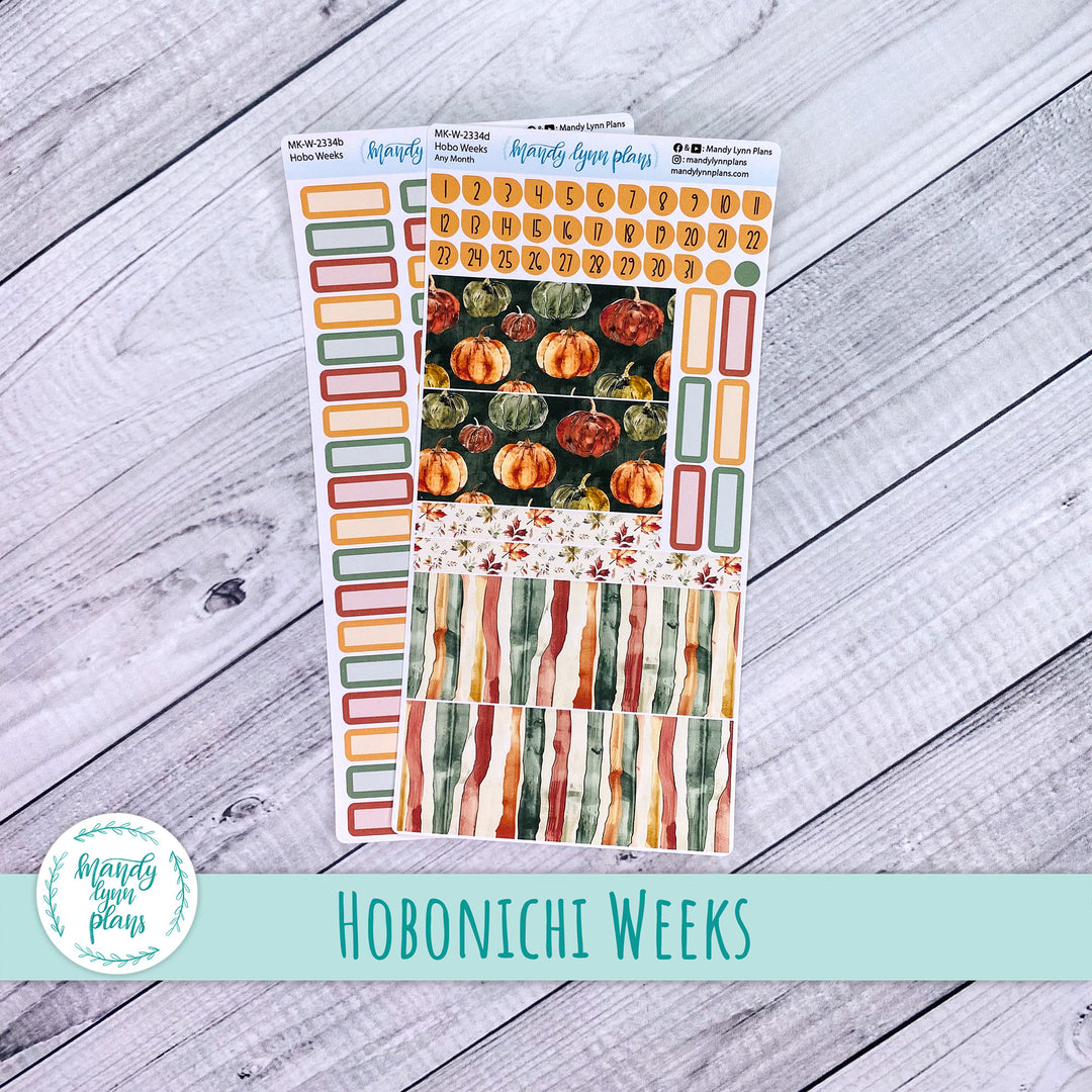 Any Month Hobonichi Weeks Monthly Kit || Harvest Harmony || MK-W-2334