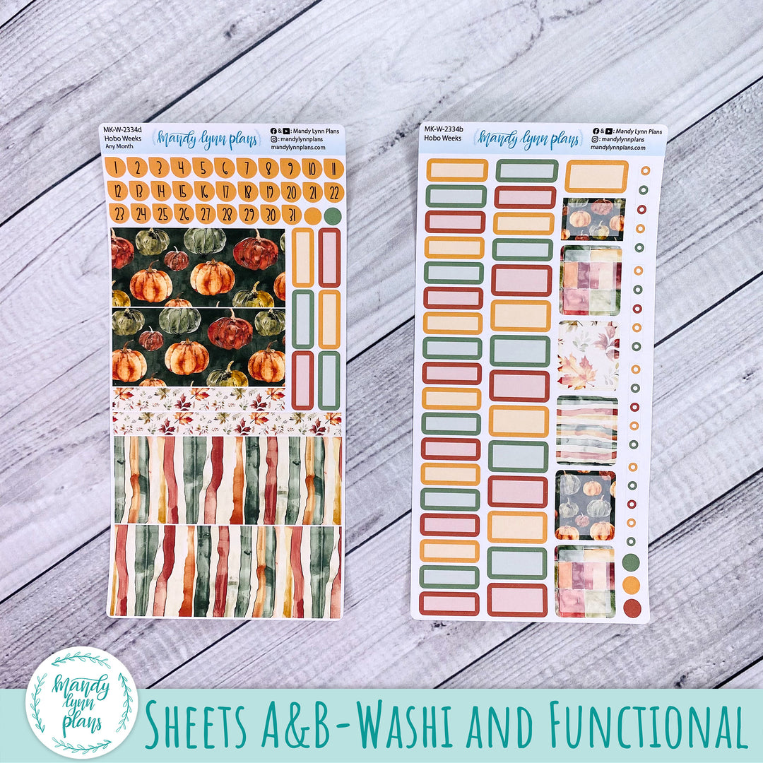 Any Month Hobonichi Weeks Monthly Kit || Harvest Harmony || MK-W-2334