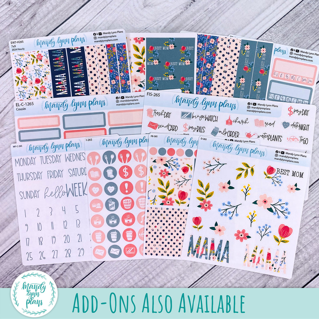 A5, B6, N1 & N2 Common Planner Weekly Kit || Mama || 265