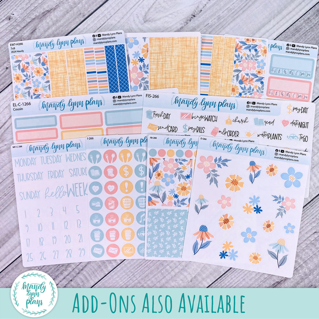 Any Month Common Planner Monthly Kit || Spring Days || 266