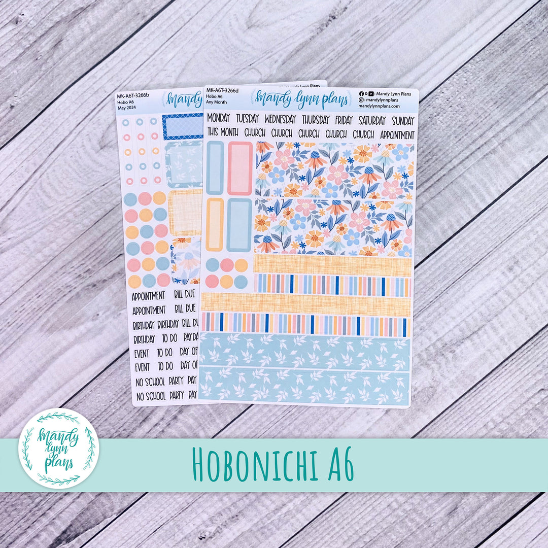 Any Month Hobonichi A6 Monthly Kit || Spring Days || MK-A6T-3266