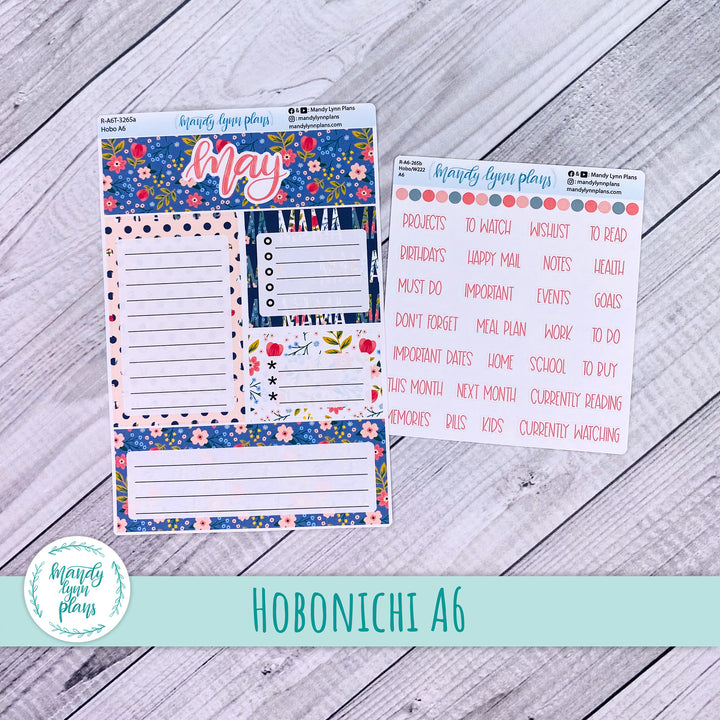 May A6 Hobonichi Dashboard || Mama || R-A6T-3265