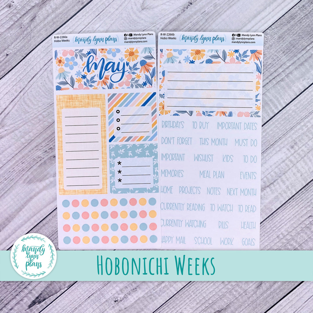 May Hobonichi Weeks Dashboard || Spring Days || R-W-2266