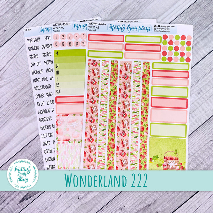 2024  Wonderland 222 Weekly Kit || Strawberry Patch || 264