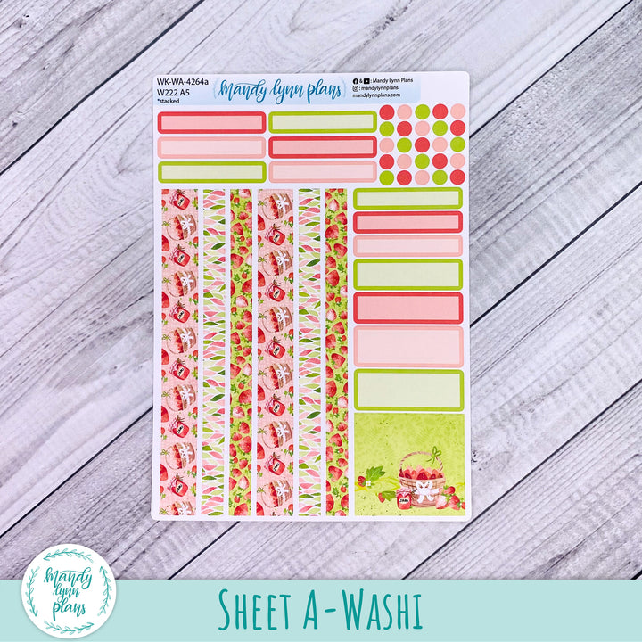 2024  Wonderland 222 Weekly Kit || Strawberry Patch || 264