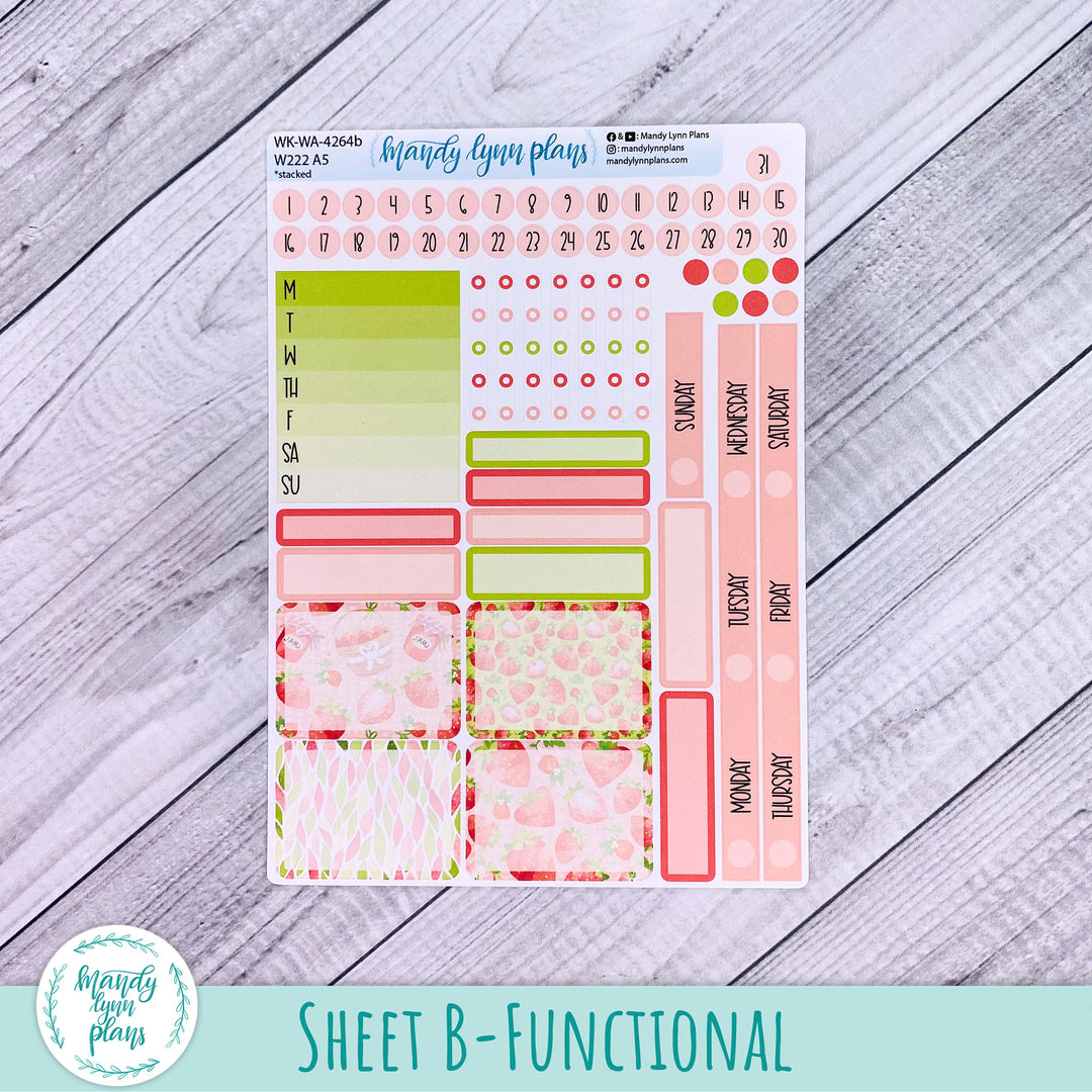 2024  Wonderland 222 Weekly Kit || Strawberry Patch || 264