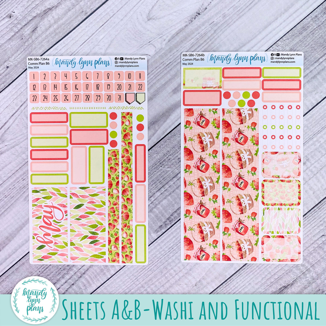 May 2024 Common Planner Monthly Kit || Strawberry Patch || 264