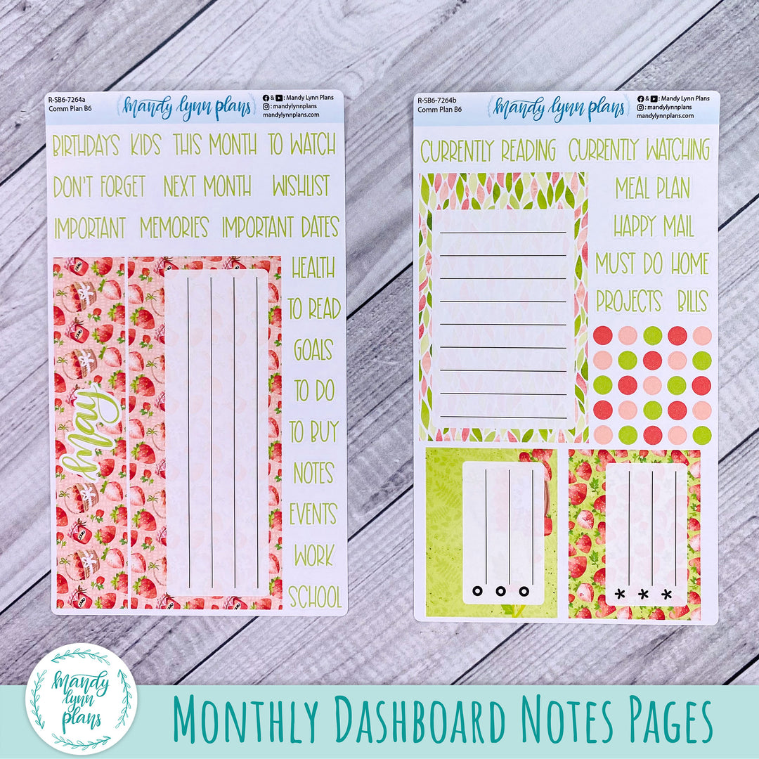 May Common Planner Dashboard || Strawberry Patch || 264