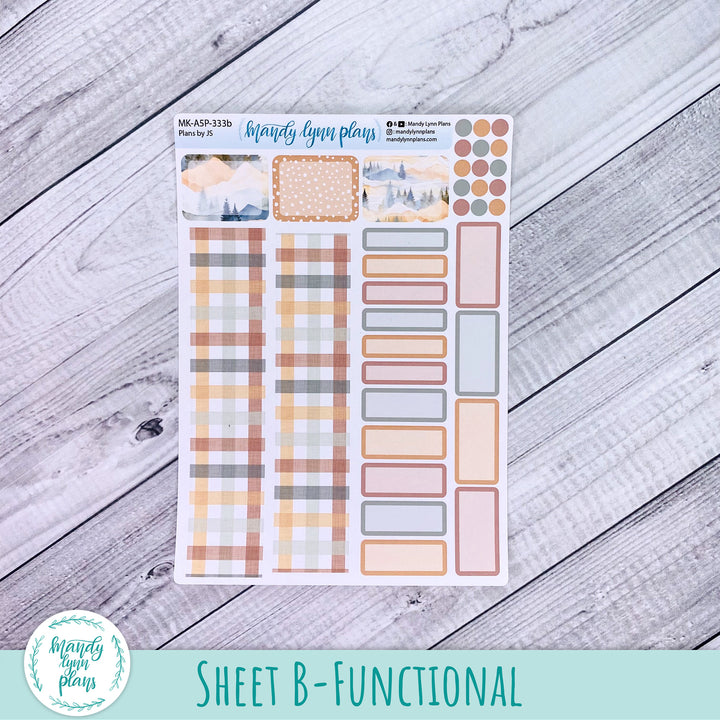 October 2025 Plans by Just Scribble Monthly || Mountains || MK-A5P-333